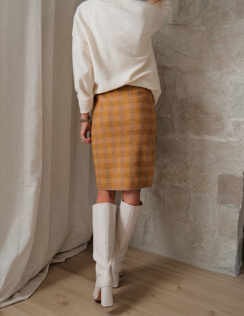 Vienna Plaid Skirt
