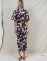 Danielle Printed Midi Dress