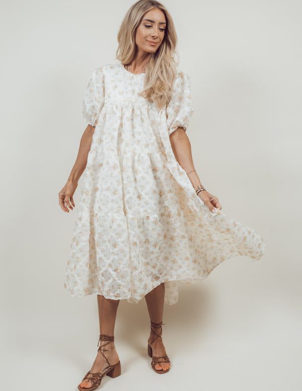 Amable Floral Midi Dress