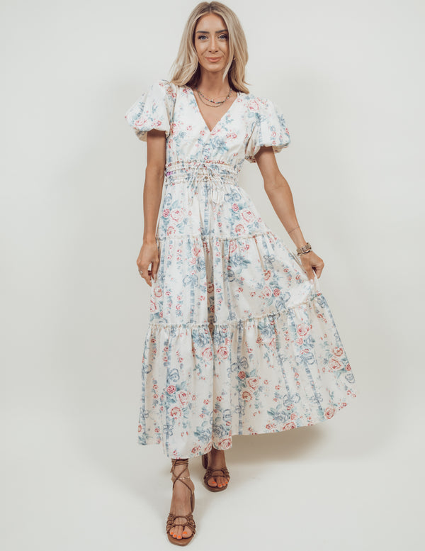 Preston Floral Midi Dress