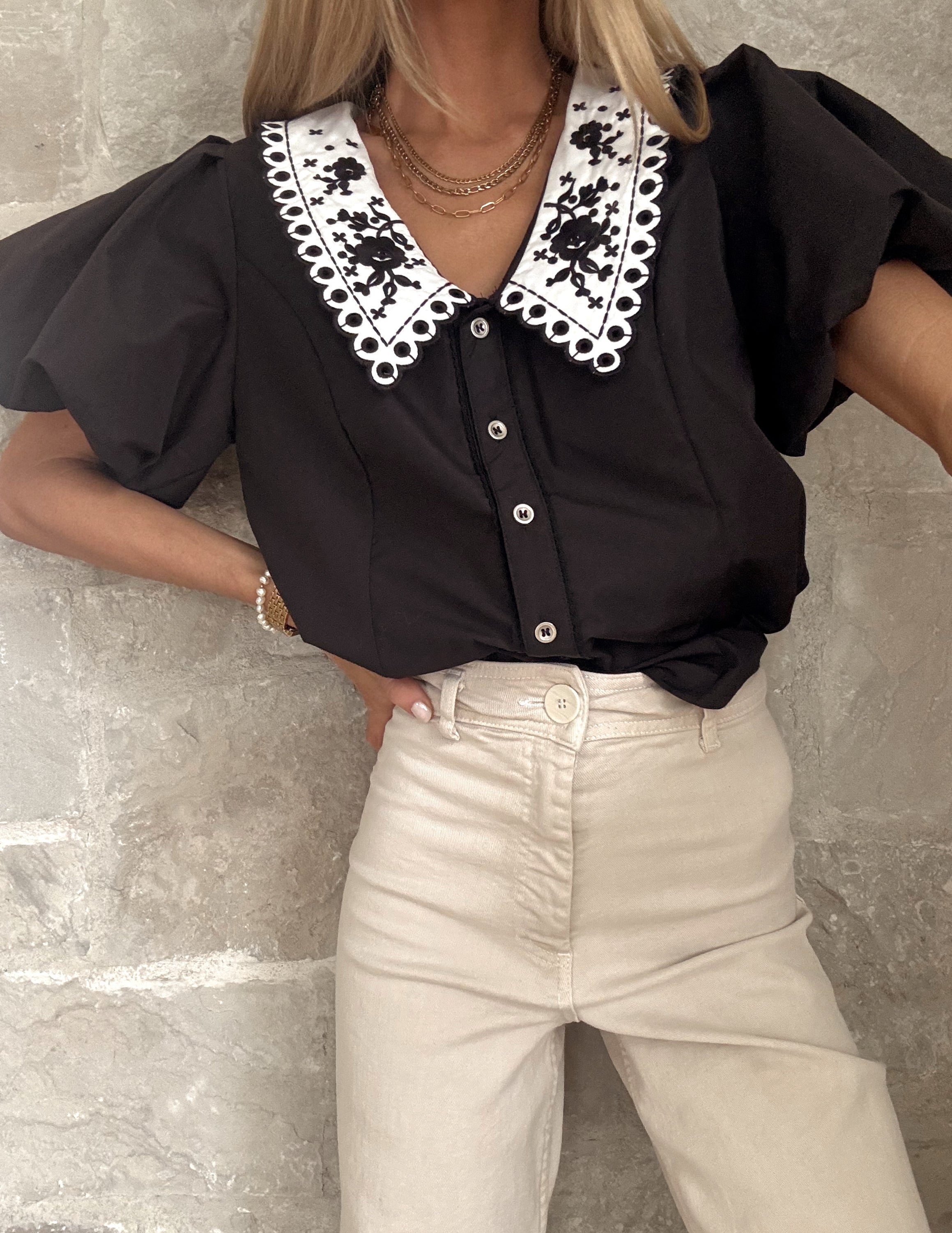 Gracie Button Up Top