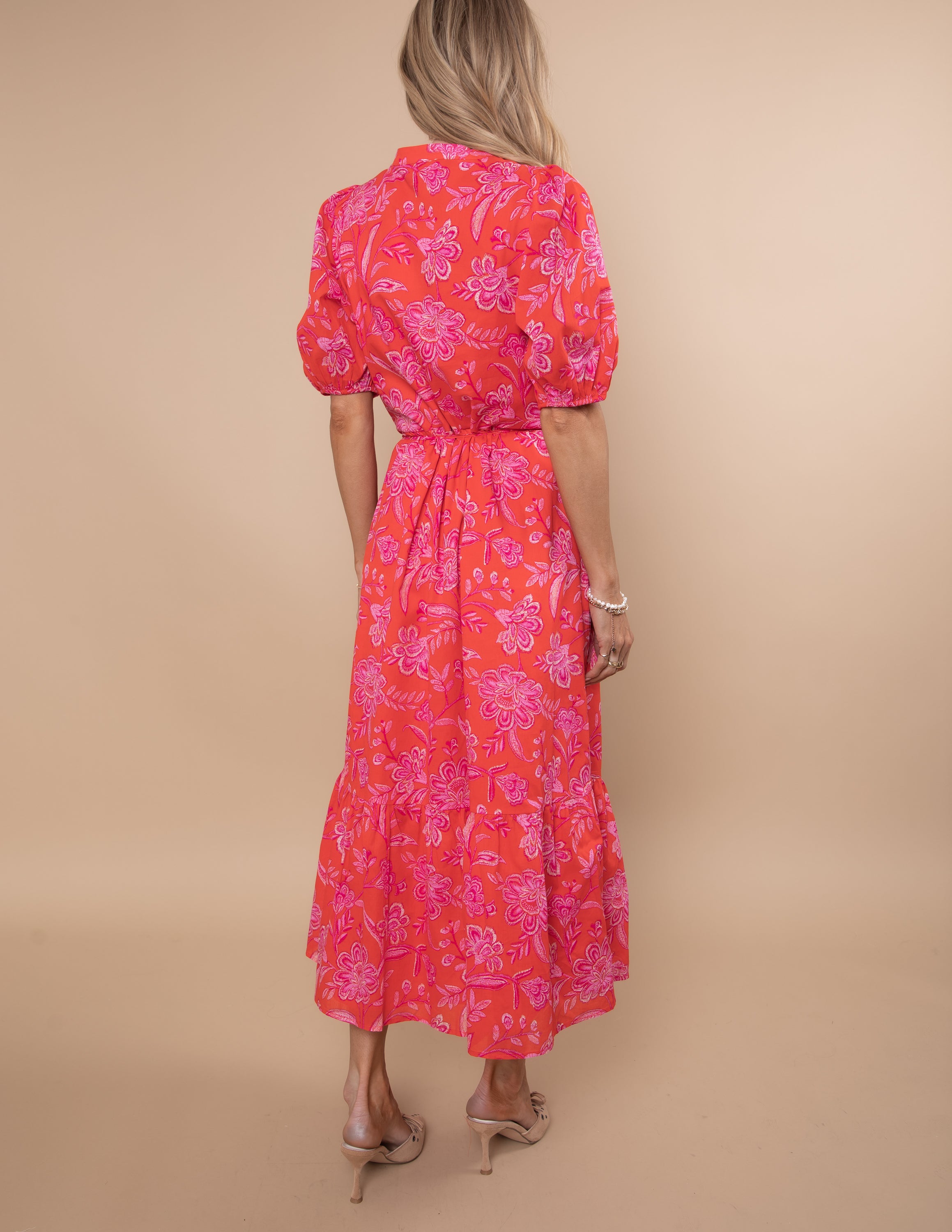Aria Floral Midi Dress