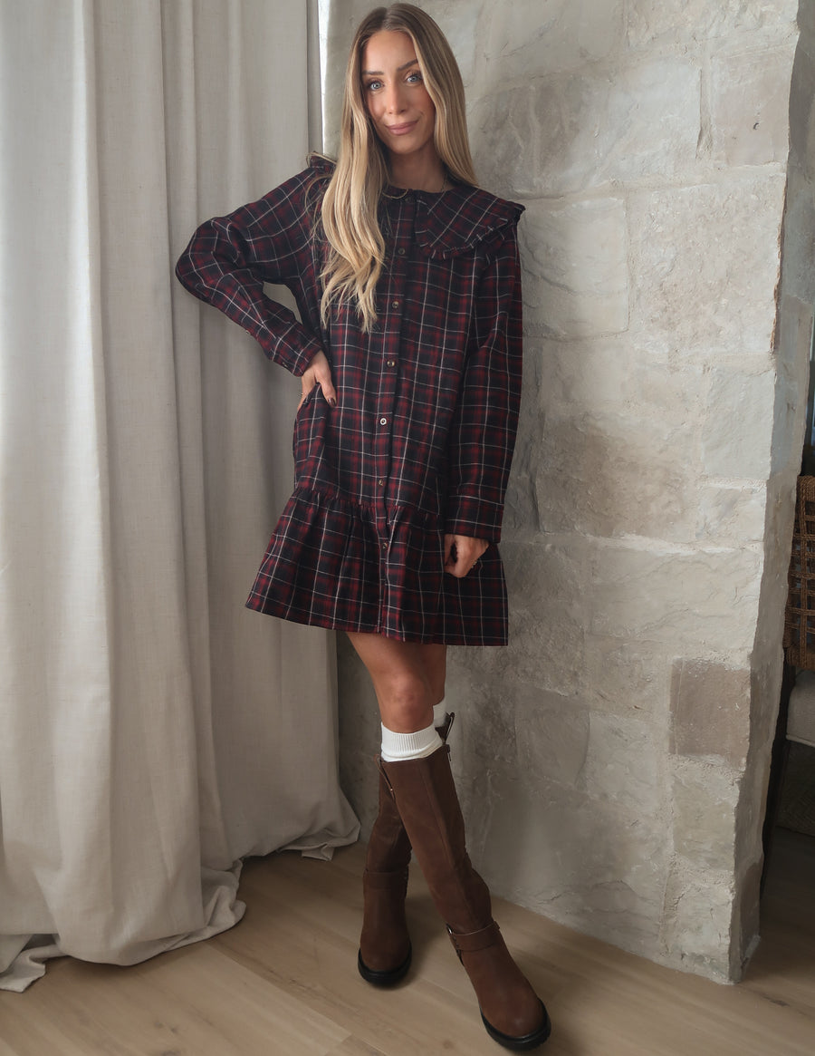 London Prep Plaid Mini Dress