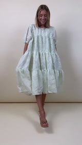 Paola Textured Midi Dress