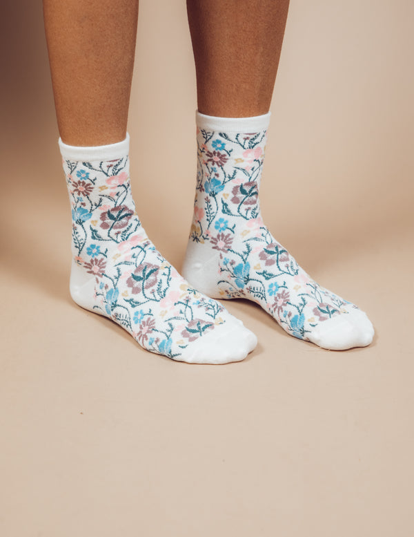 Cc Floral Socks