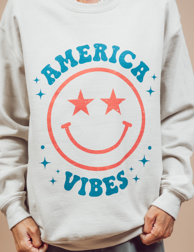 America Vibes Graphic Sweatshirt