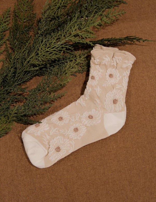 Mia Floral Socks