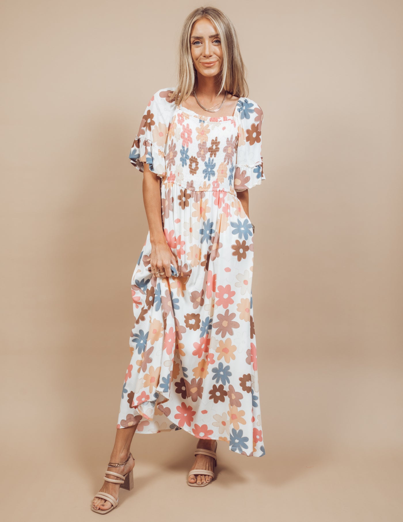 Azariah Floral Midi Dress