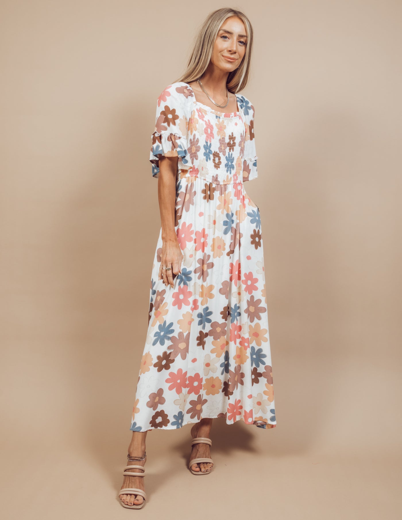 Azariah Floral Midi Dress