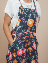 Promise Flower Printed Overalls