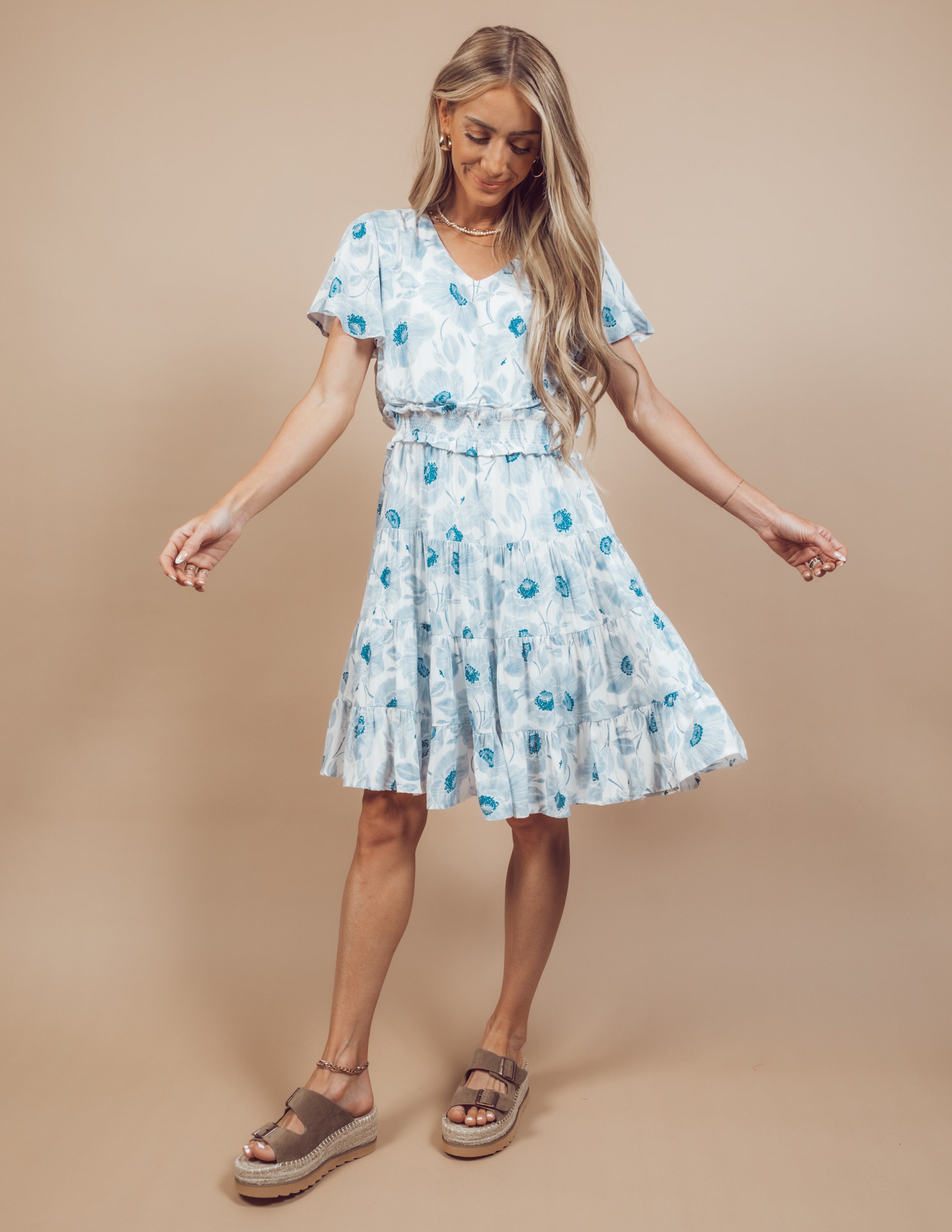 Della Floral Dress