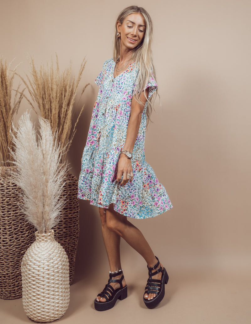 Flora Button Down Dress