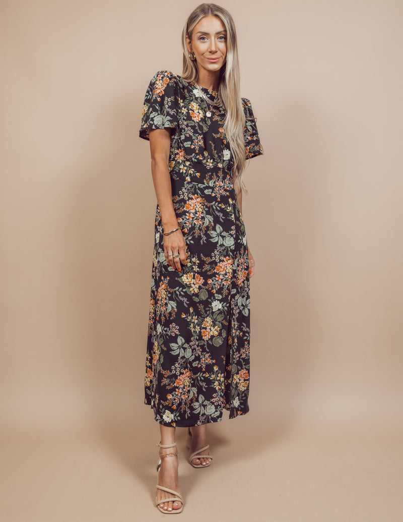 Night Bloom Floral Dress