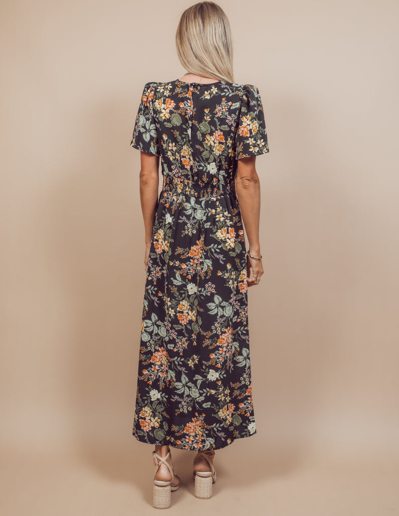 Night Bloom Floral Dress