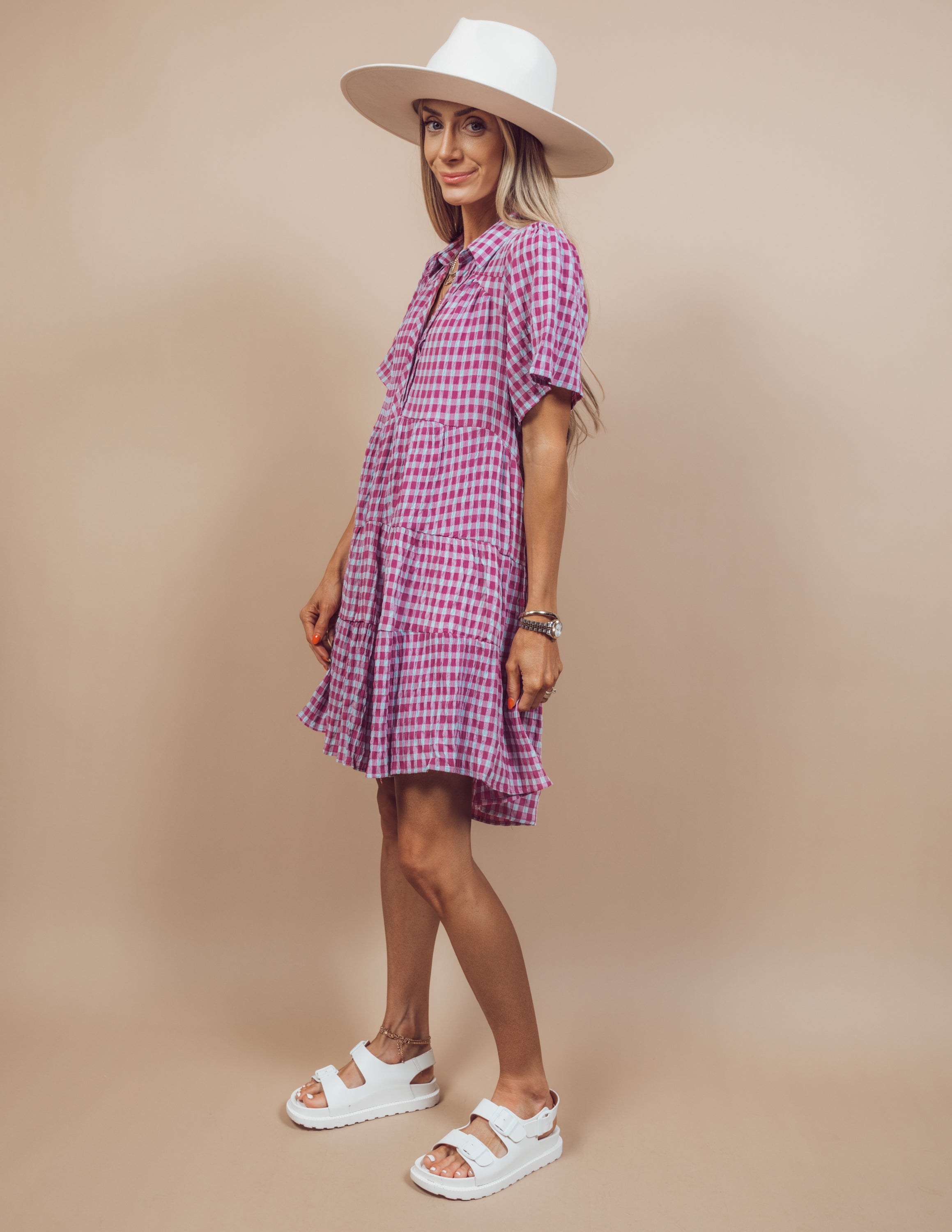 Savanna Gingham Dress