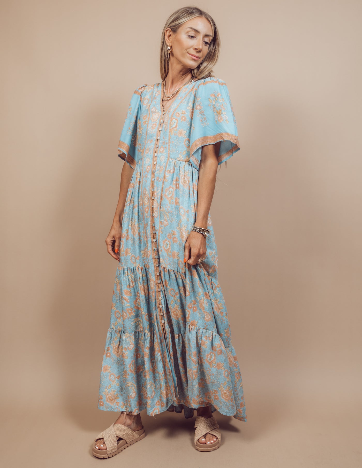 Siena Floral Midi Dress