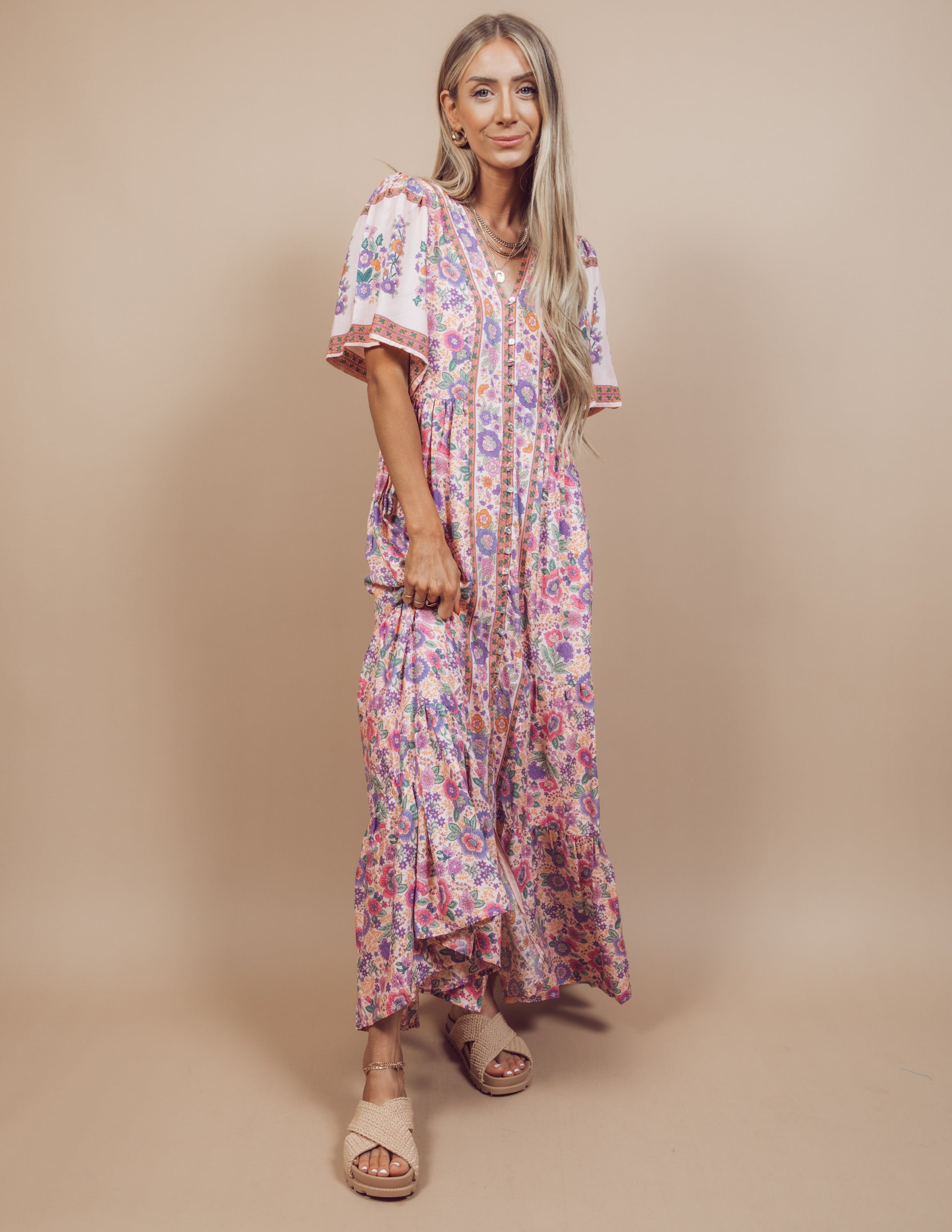 Siena Floral Midi Dress