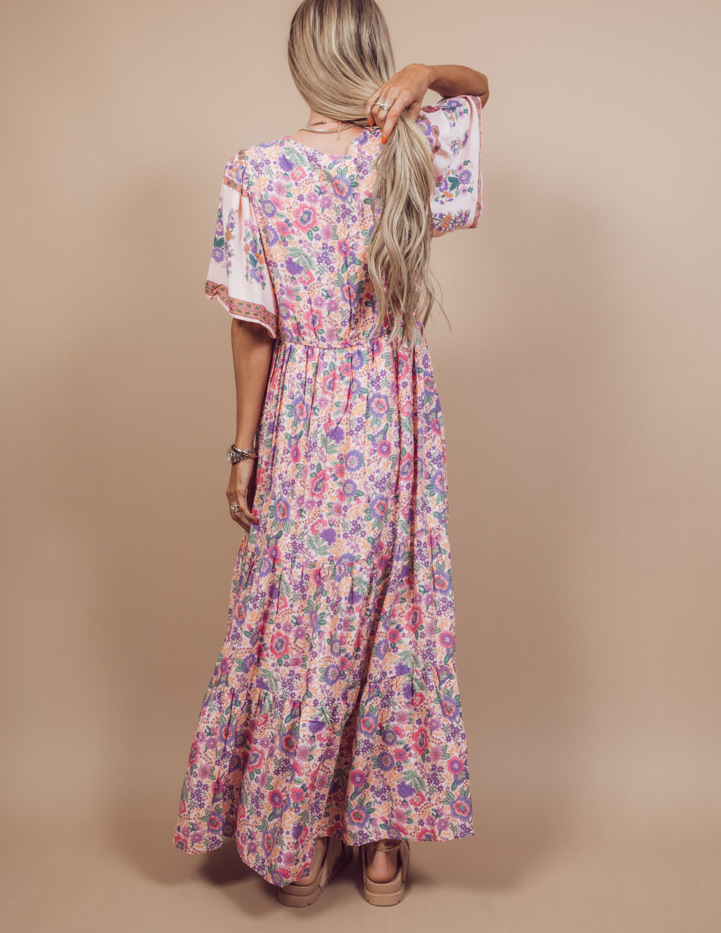 Siena Floral Midi Dress