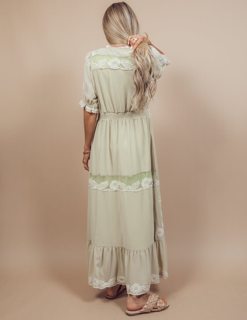 Alia Embroidered Dress
