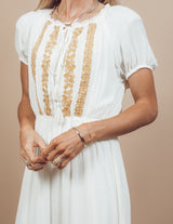 Helena Embroidered Dress