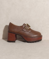 Sarah Buckled Platform Loafers