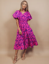 Averie Floral Midi Dress