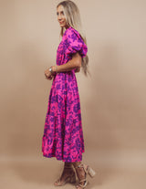 Averie Floral Midi Dress