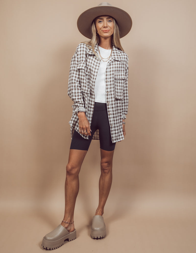 Caleb Plaid Top