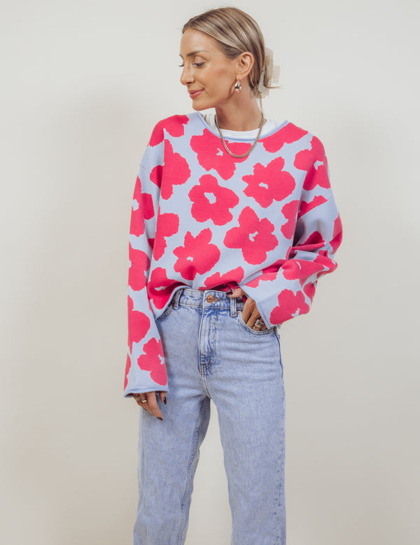 Cadence Floral Sweater
