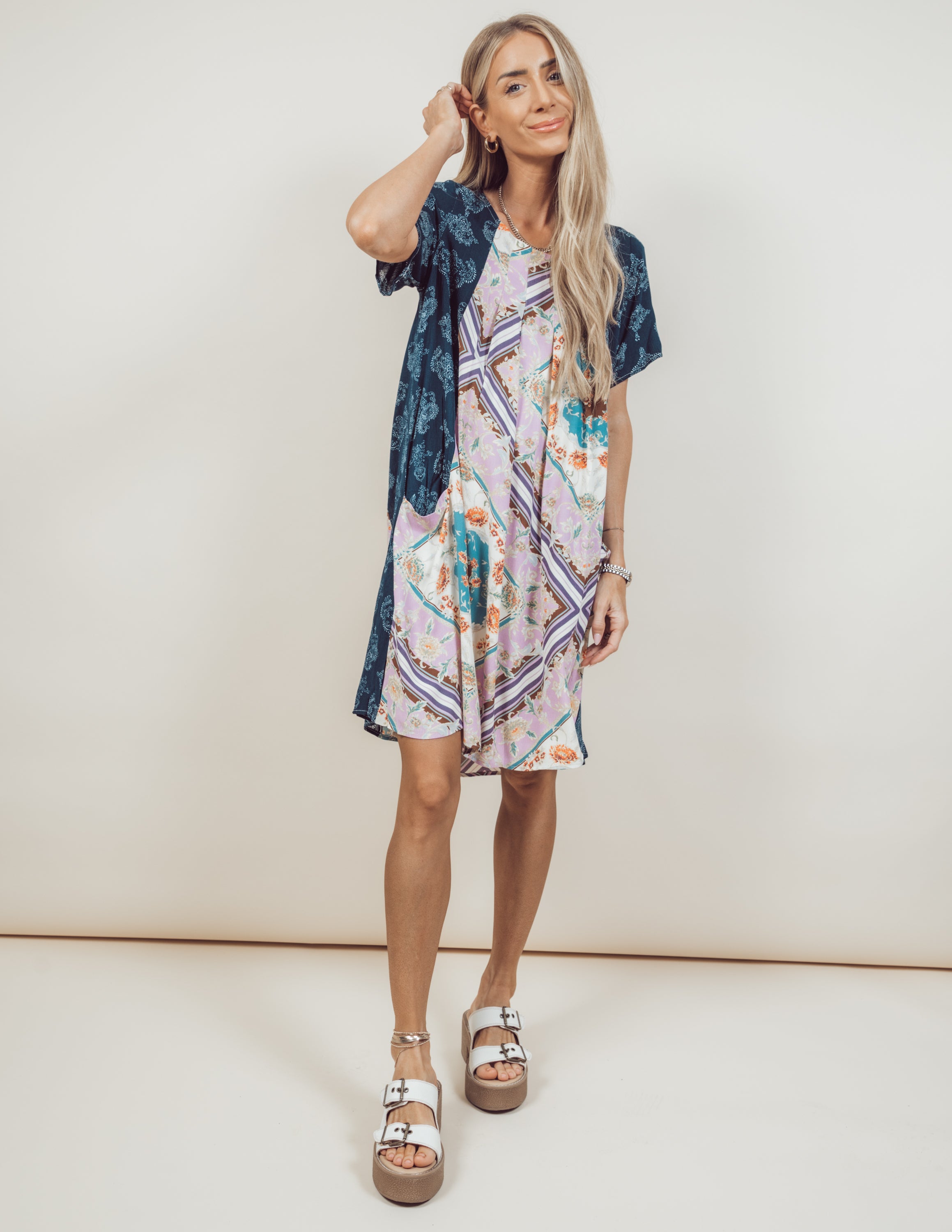 Colette Printed Dress