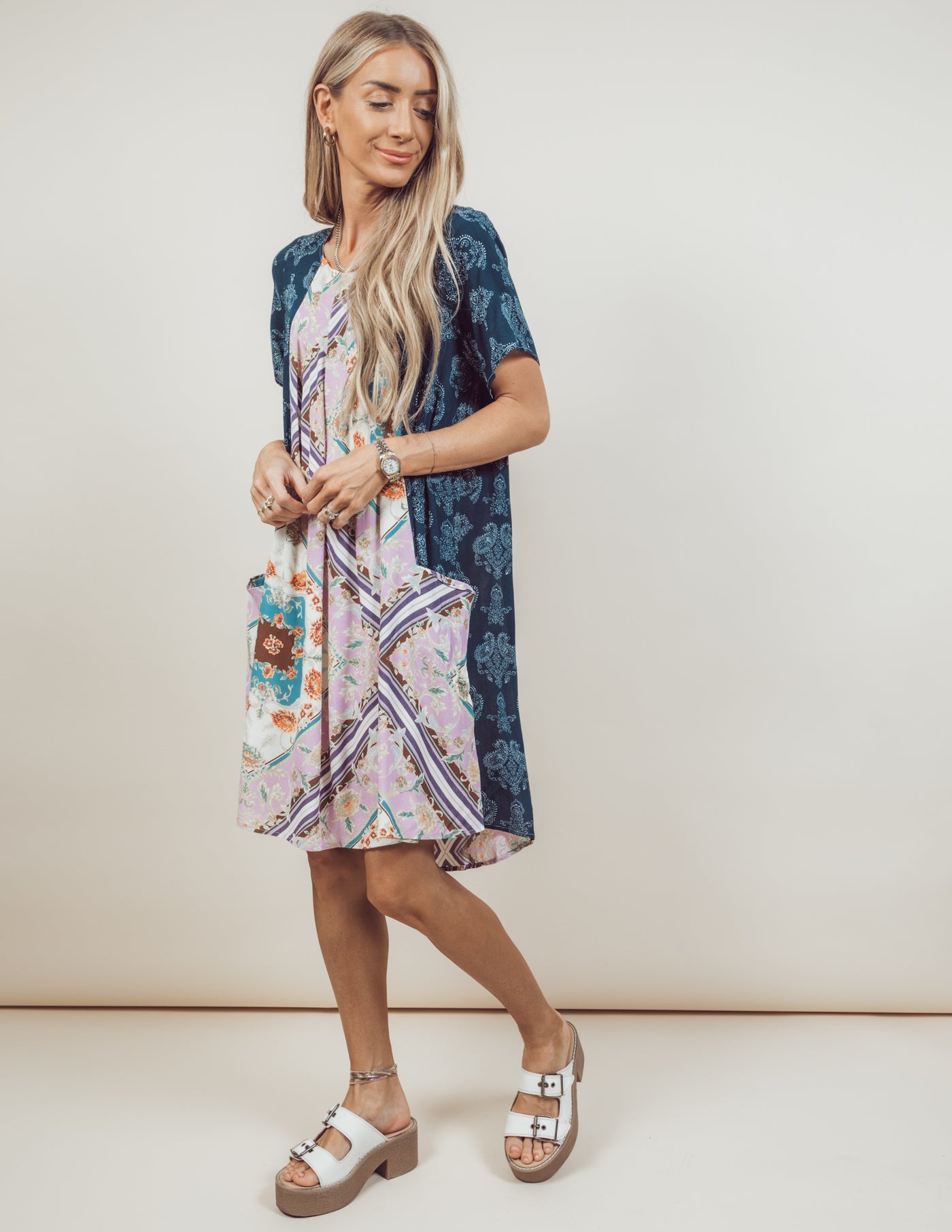 Colette Printed Dress