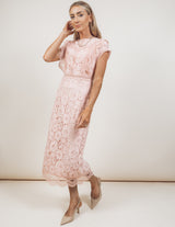 Antonella Floral Lace Dress
