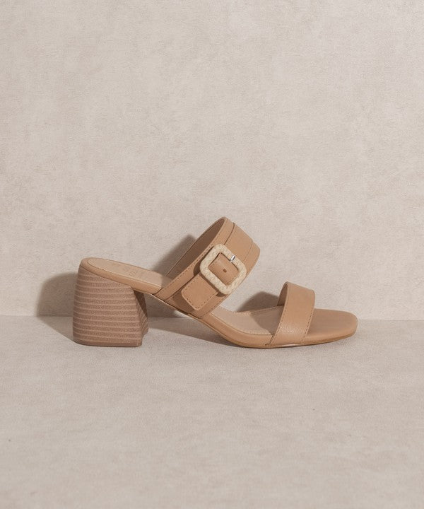 Nicole Buckle Block Heel