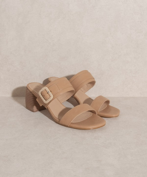 Nicole Buckle Block Heel