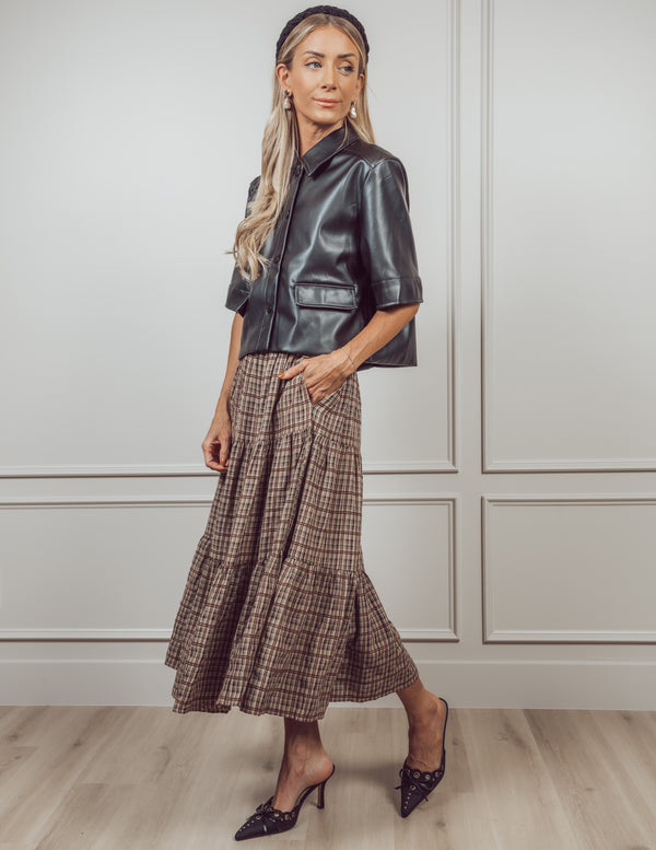 Bianca Faux Leather Jacket