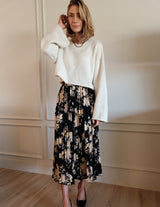 Liana Floral Midi Skirt