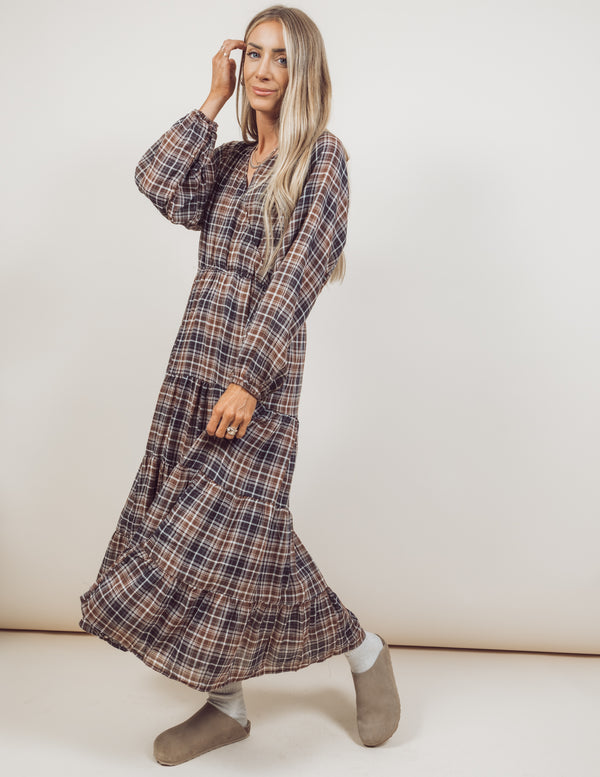 Bernadette Plaid Dress