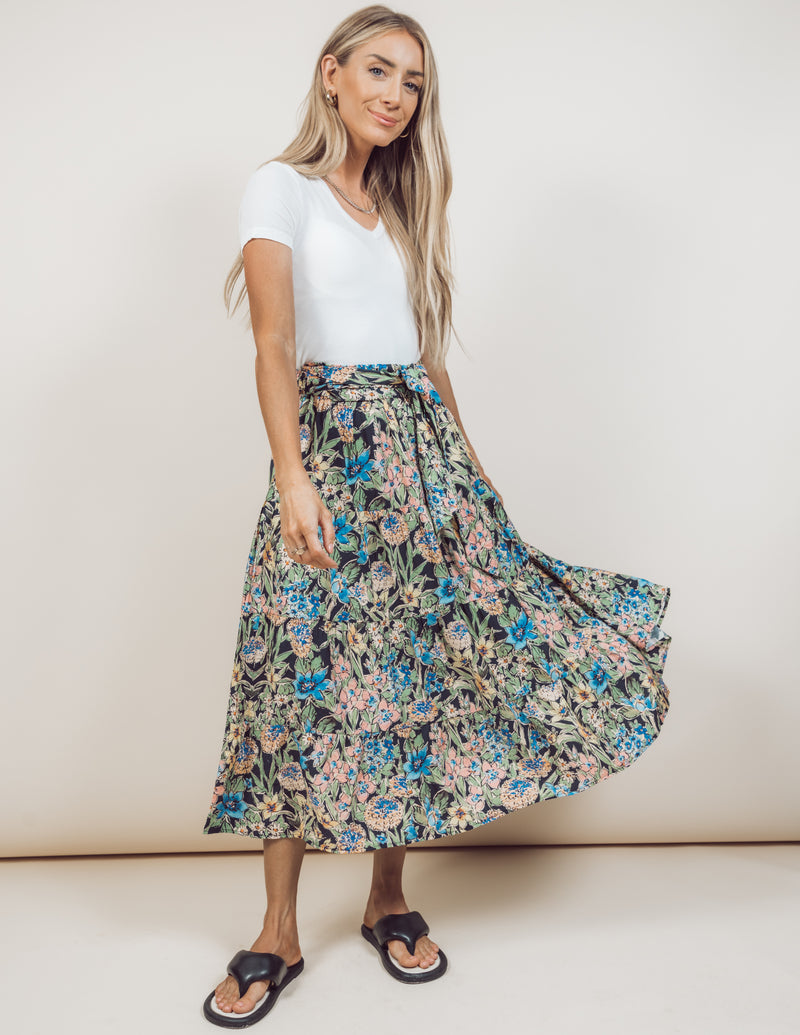 Casey Floral Skirt