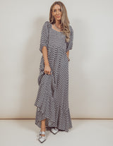 Zayla Printed Maxi Dress