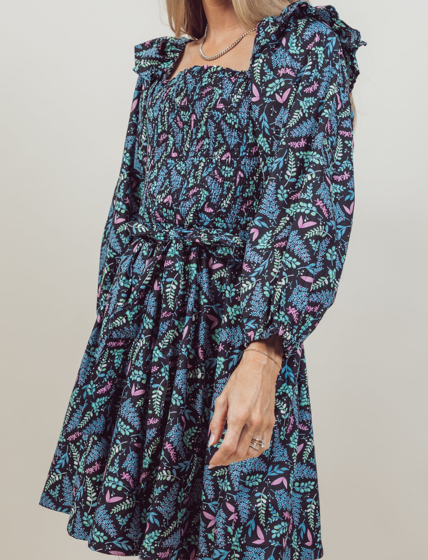 Olivia Printed Dress