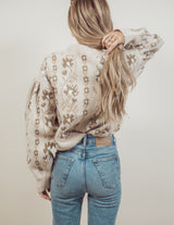Nora Floral Sweater