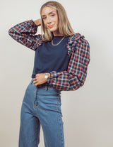 Madelyn Plaid Sweater