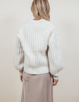 Genesis Cable Knit Sweater Cardigan