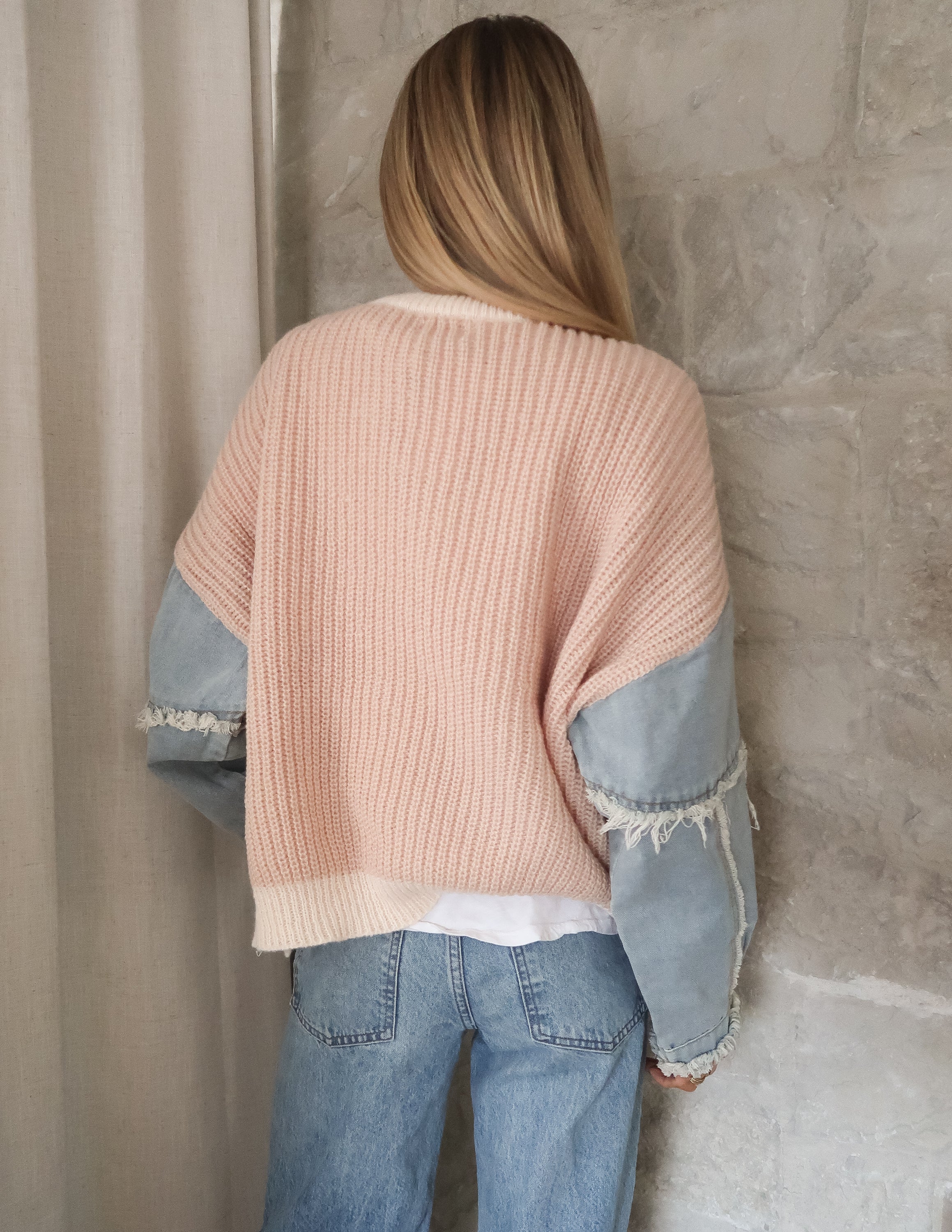 Lyra Denim Sweater