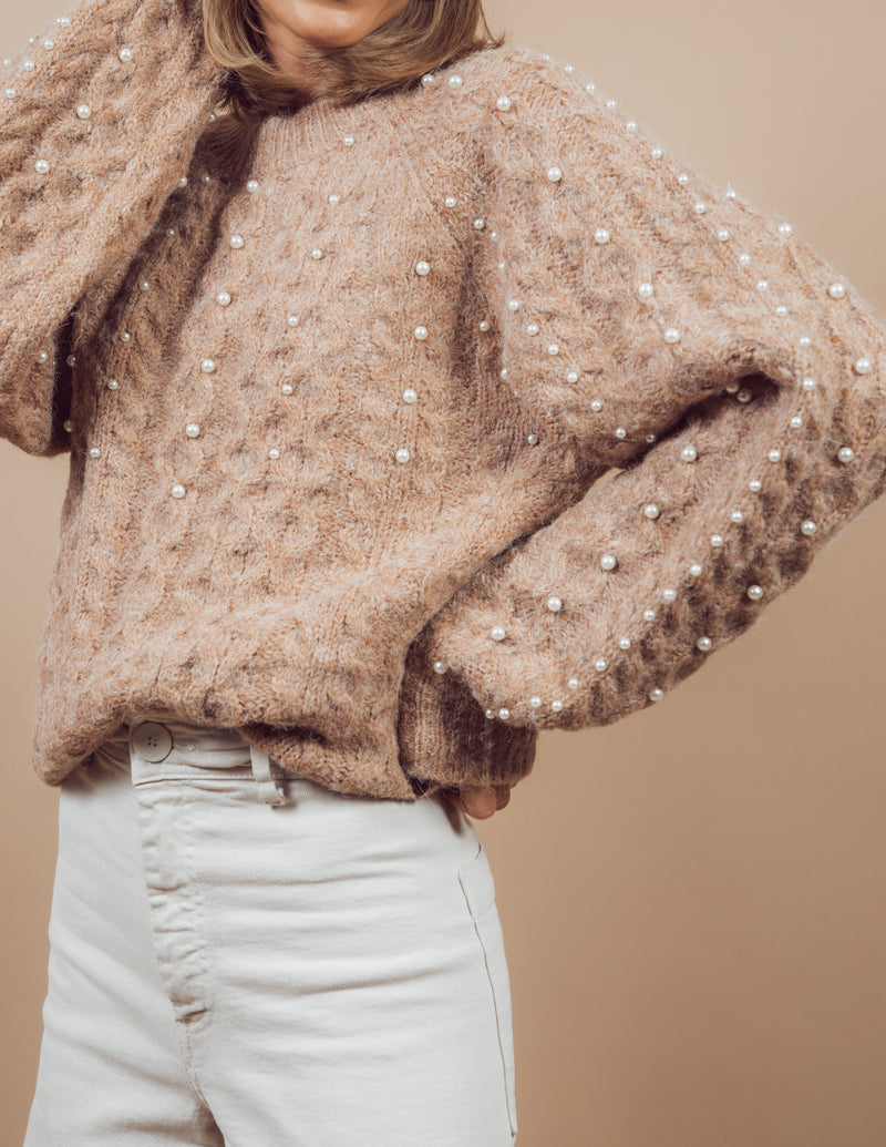 Pearl Detailed Sweater