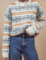 Harlow Printed Sweater