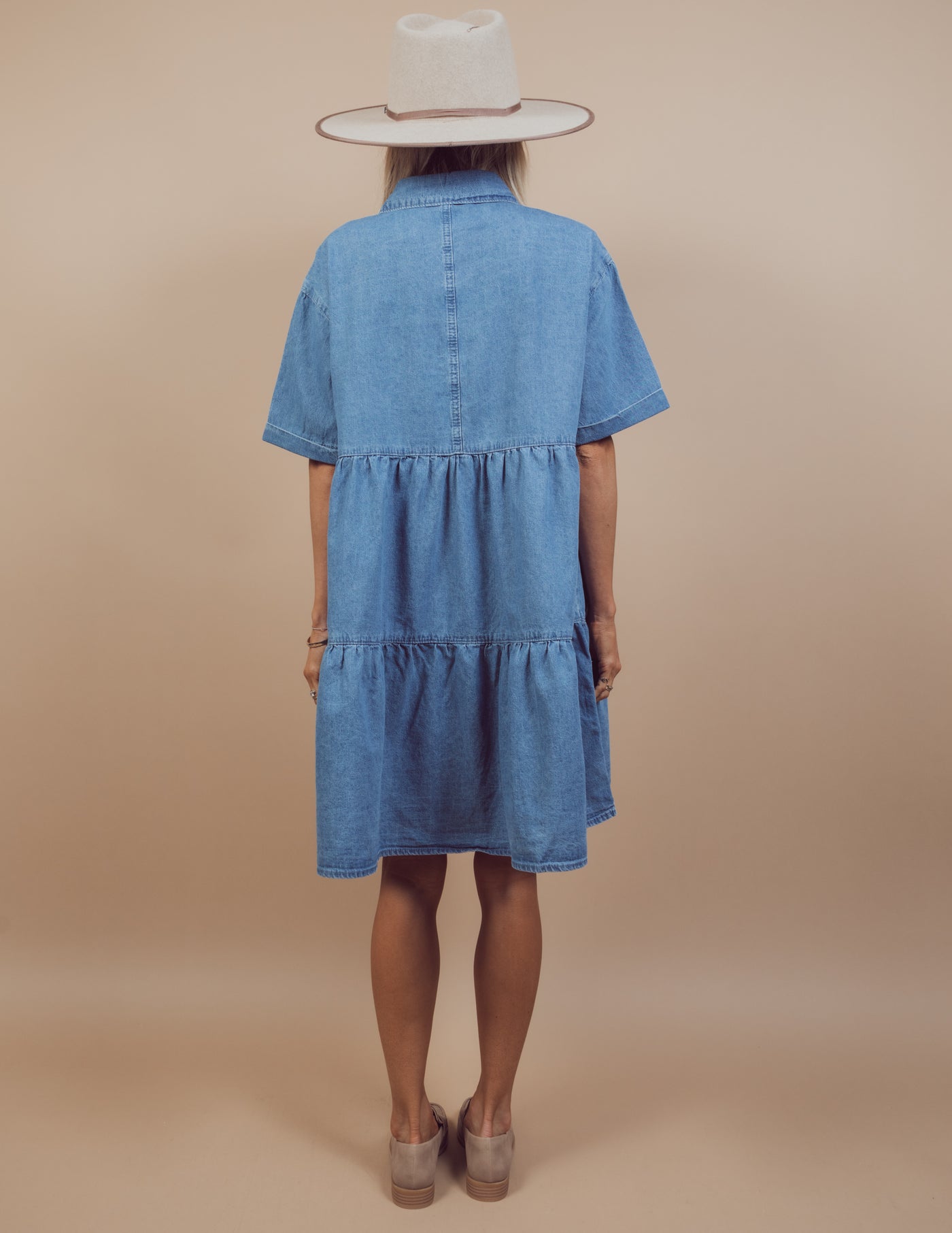 Chantal Button Down Denim Dress