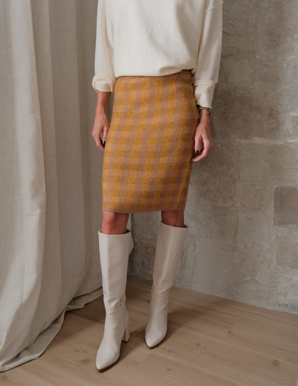Vienna Plaid Skirt