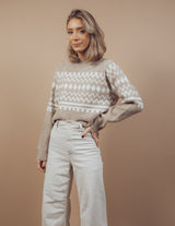 Josie Printed Sweater