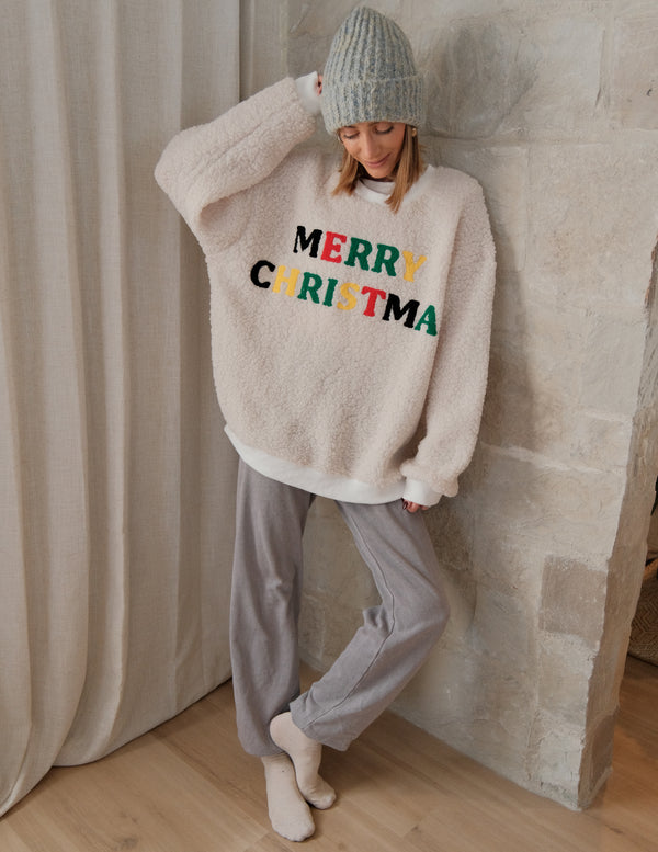 Christmas Sherpa Pullover